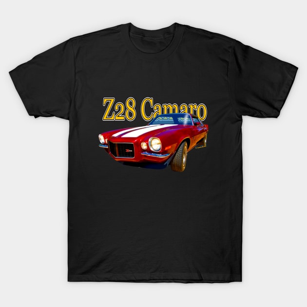 1971 Z28 Camaro HDR T-Shirt by vivachas